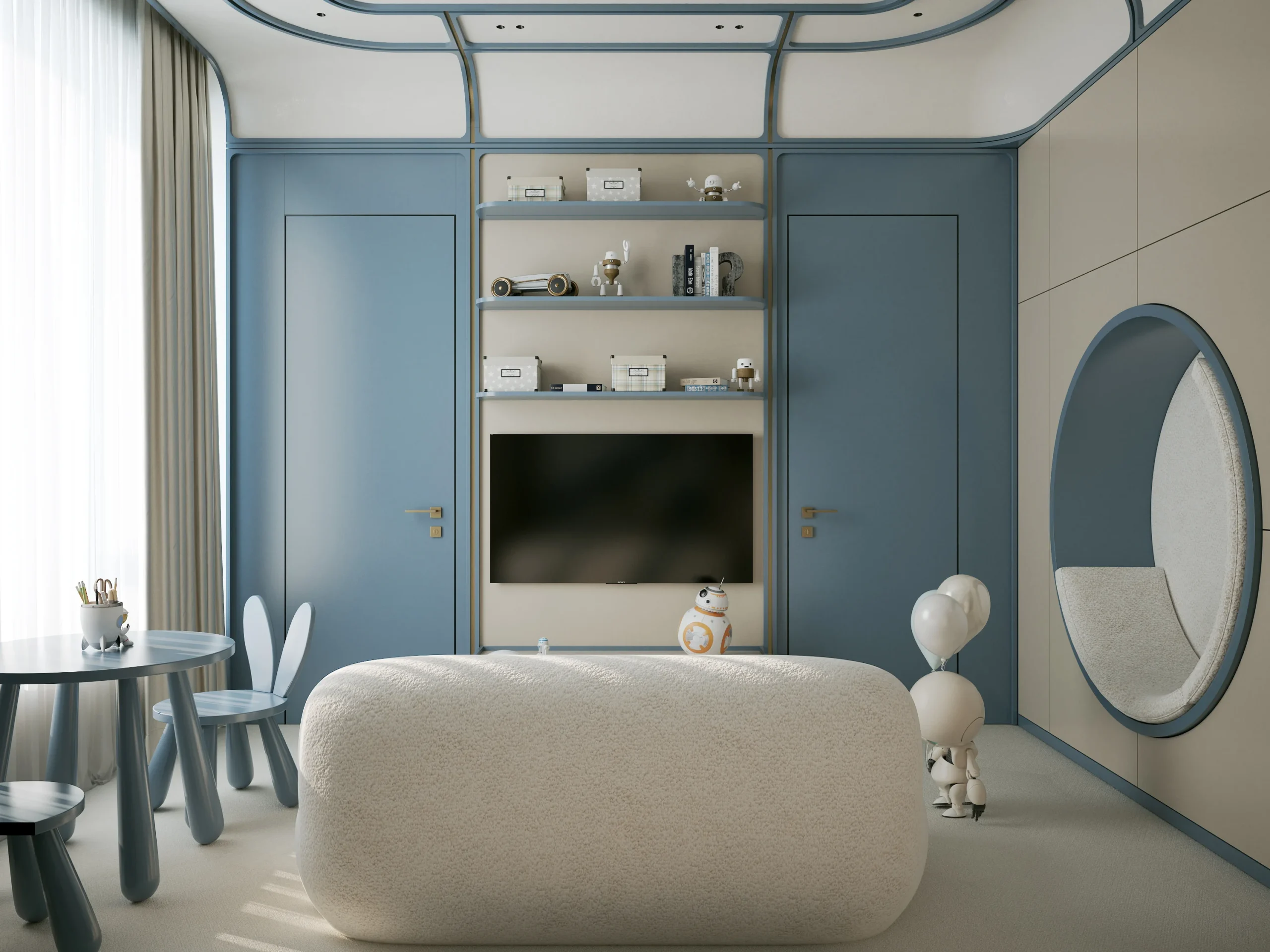 Custom-Made Wooden Modern Kids Room Customization Specially Designed Children Kid's Room Tree House Eco-Friendly Tree House - Image 3