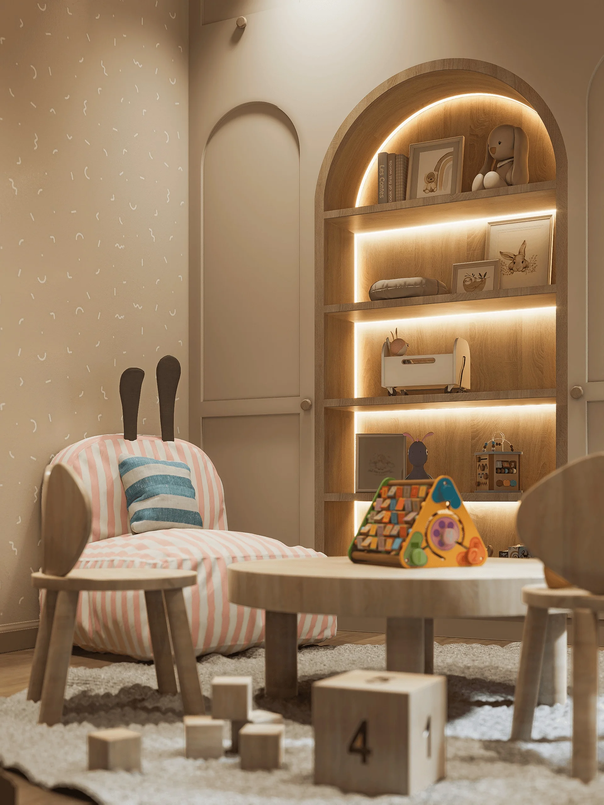Custom-Made Wooden Modern Kids Room Customization Specially Designed Children Kid's Room Tree House Eco-Friendly Tree House - Image 11