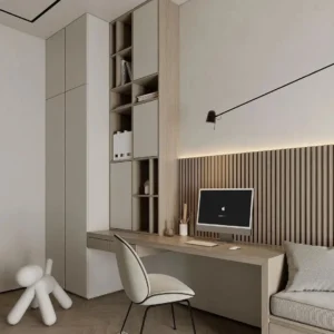 Custom-Made Modern Office Book Cases Study Room Open Bookshelf Open Bookcase Office Desk Household Desk Villa Office Furniture