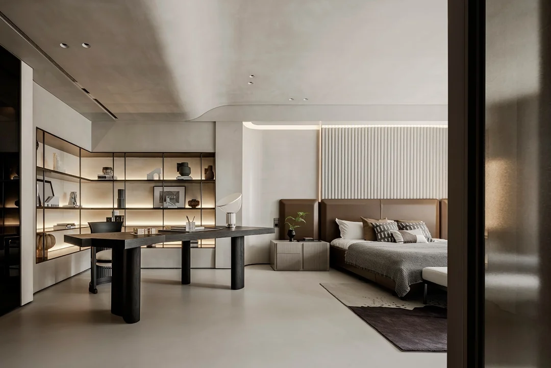 Apartment Villa Design Kitchen Cabinet Design Interior Design of High-Volume Villas Sofa Wine Cabinet Living Room - Image 5