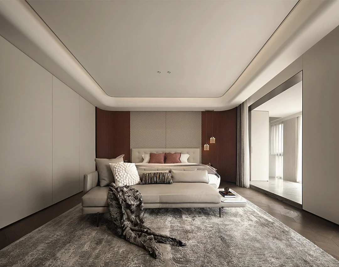 Modern Hotel Suite Furniture Hotel Design Suite King-Size Bed Suite King-Size Bed Suitcase Stand High-End Hotel Suite Furniture - Image 7