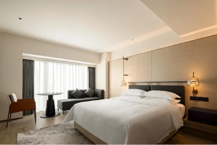 Modern Hotel Suite Furniture Hotel Design Suite King-Size Bed Suite King-Size Bed Suitcase Stand High-End Hotel Suite Furniture - Image 11