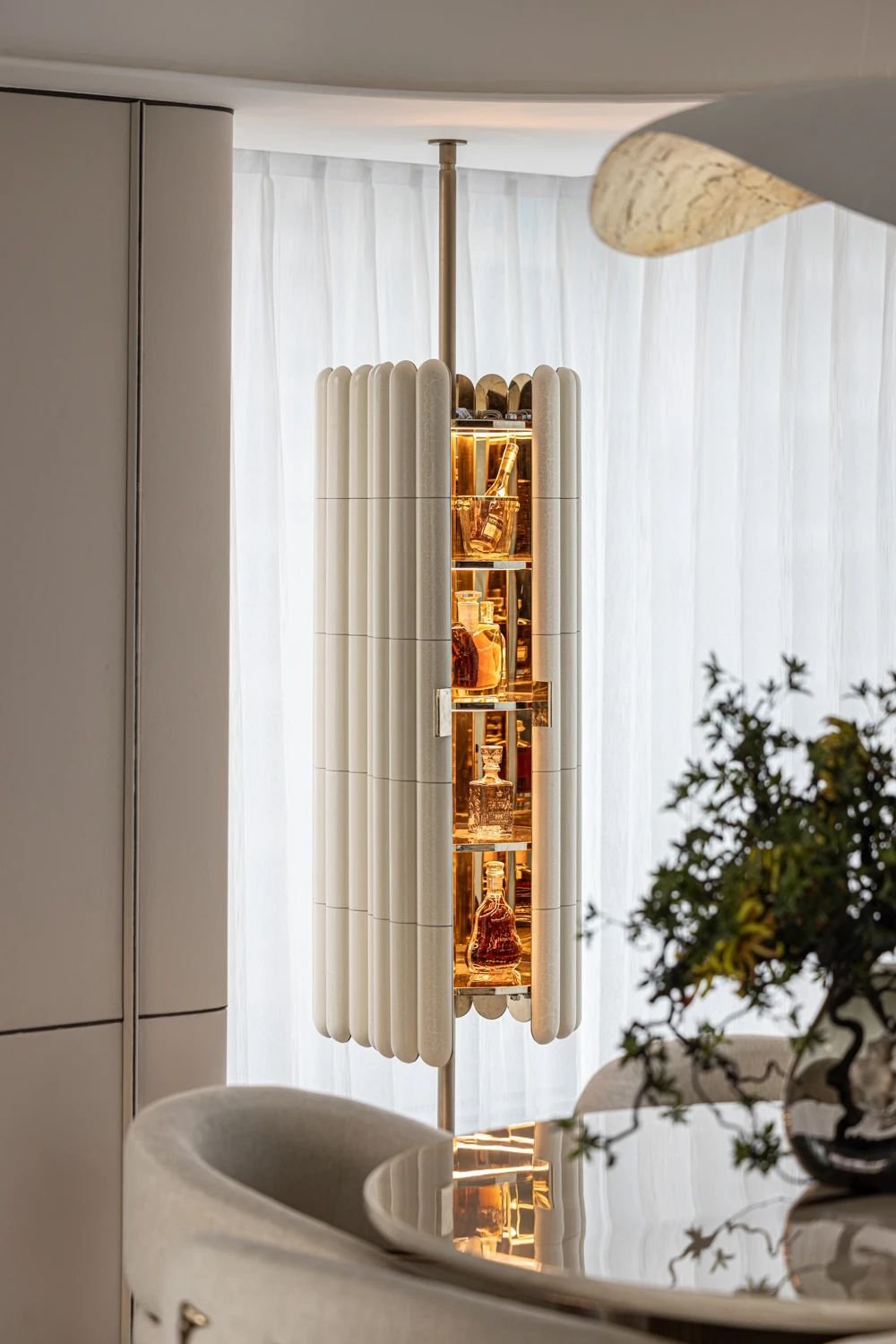 Apartment Villa Luxury Design One Stop Turnkey Solution Interior Design High-end Villa Sofa Wine Cabinet Living Room Furniture - Image 15