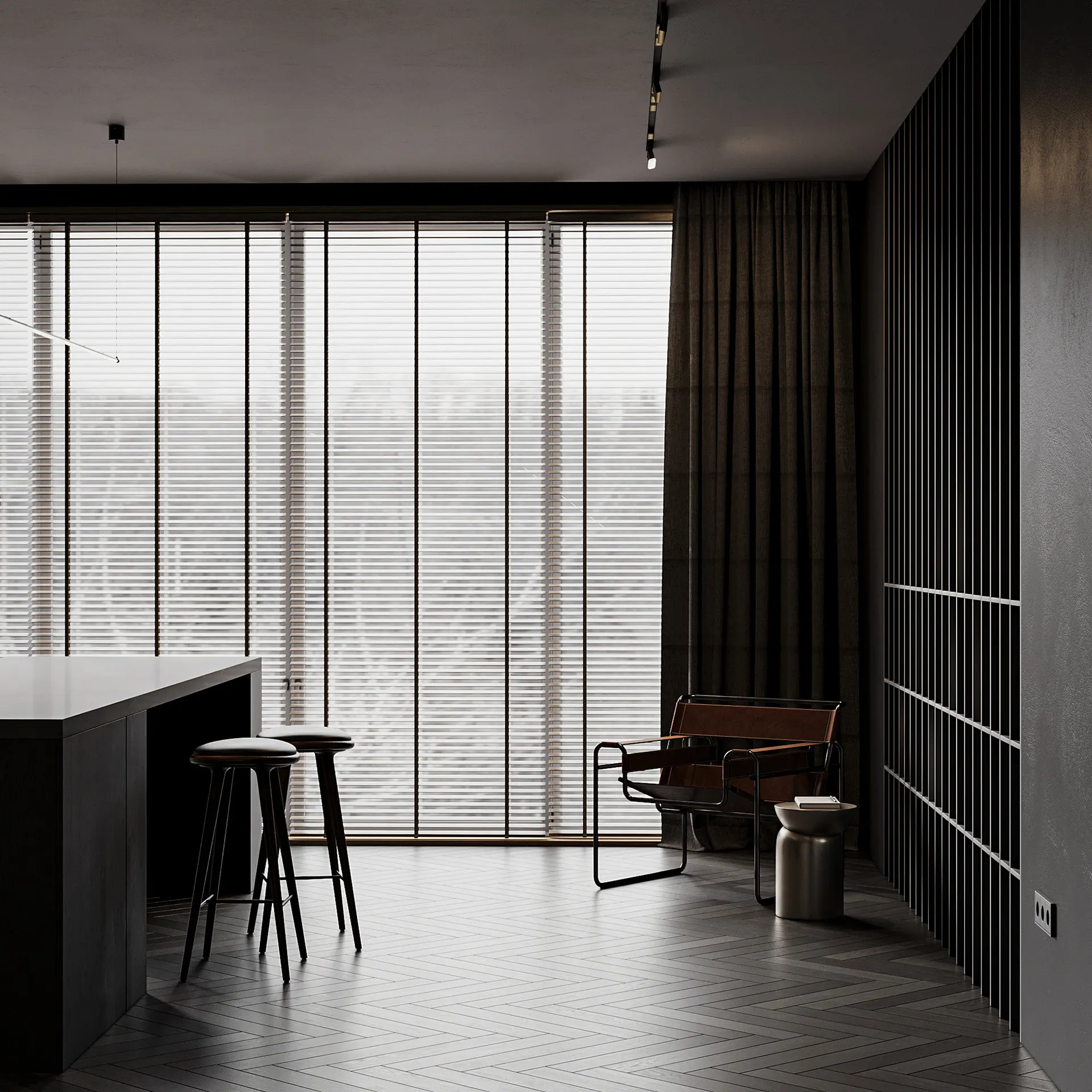 Kitchen Cabinet One Stop Turnkey Modern Design for Villa Base Cabinet Wall Cabinet Upper Cabinet Tall Cabinet Pantry Cabinet - Image 15