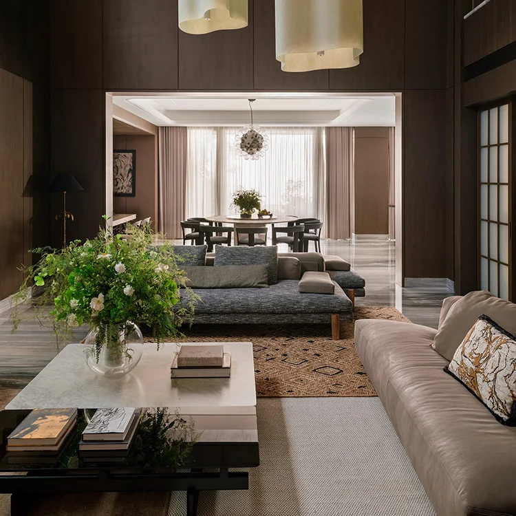 Modern Luxury Bedroom Furniture High-Quality King and Queen Size Bed Sets with Minimalist Design for Villas and Apartments - Image 5