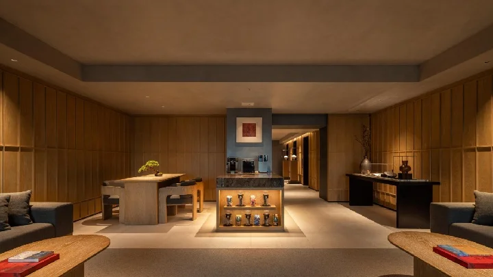 Modern Hotel Suite Furniture Hotel Design Suite King-Size Bed Suite King-Size Bed Suitcase Stand High-End Hotel Suite Furniture - Image 9