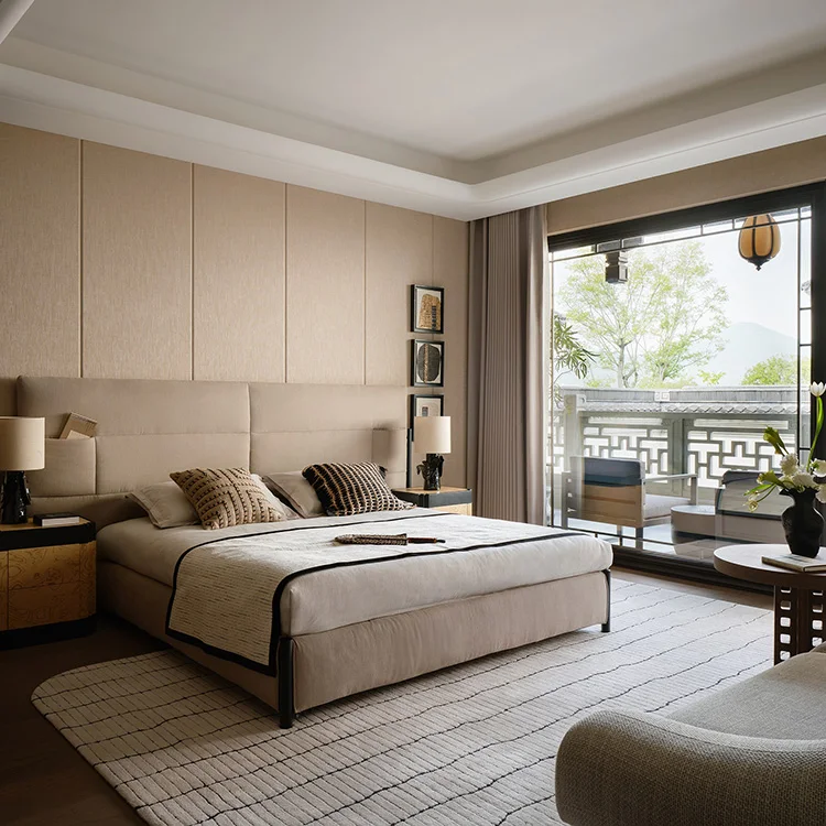 Modern One-Stop Furniture Set for Living Rooms in Hotels, Villas, and Apartments: Sectional Velvet Sofa Bed Chair Coffee Table - Image 3