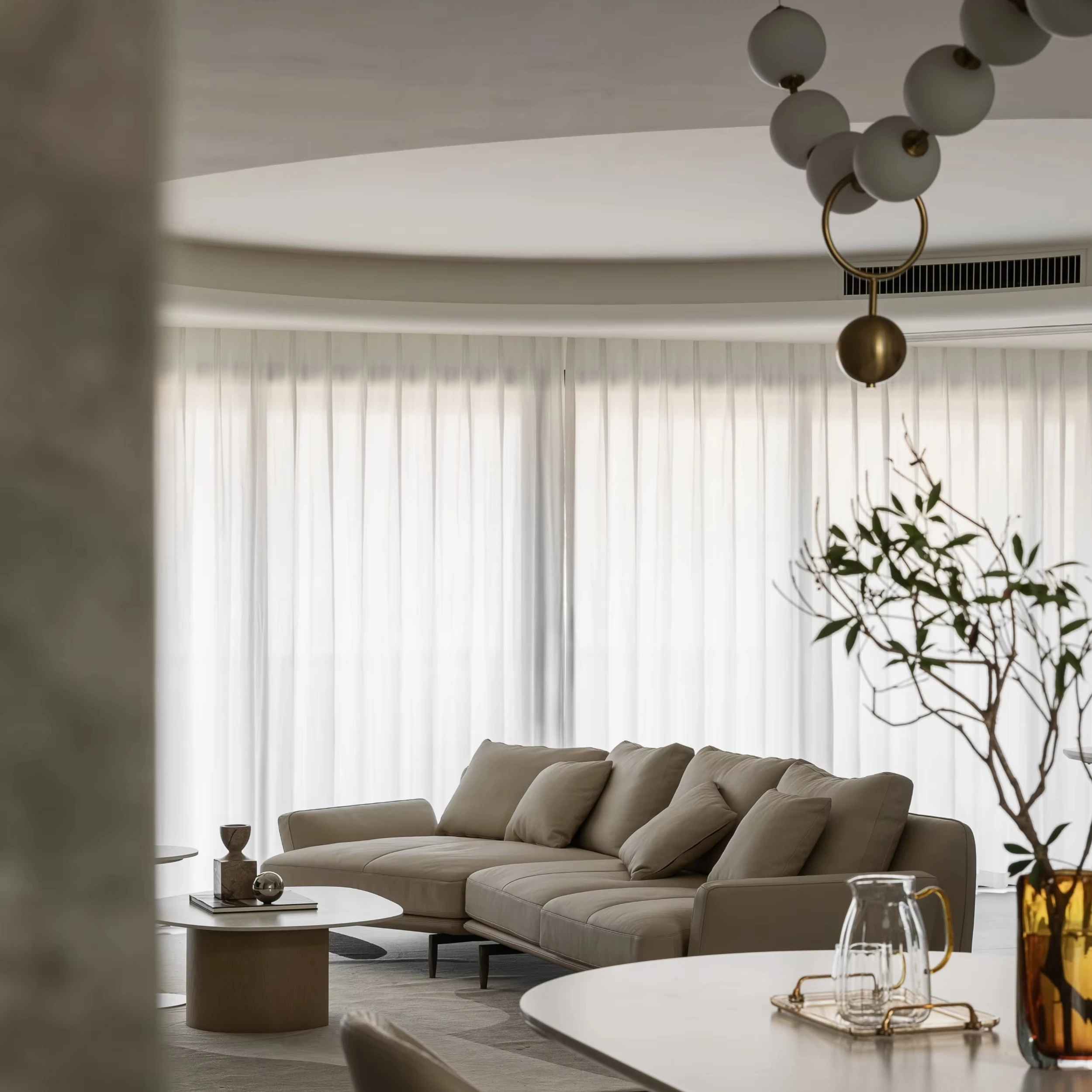 Interior Design Custom Furniture Wooden Cabinet Bookshelf Dining Room