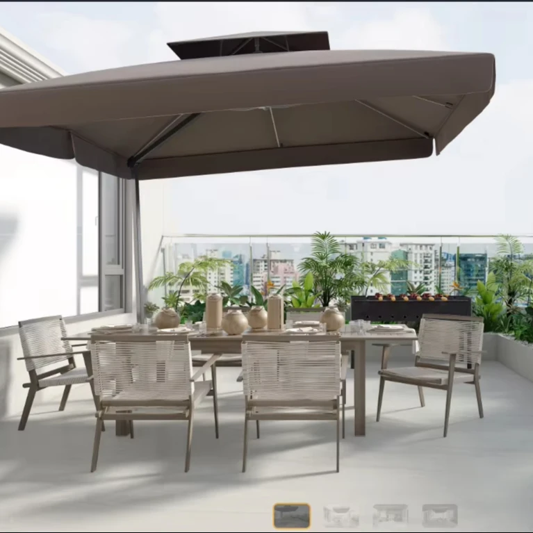 Modern Outdoor Dining Set Metal Bistro Table and Chair for Cafe Restaurant Hotel or Apartment for Courtyard Use - Image 4