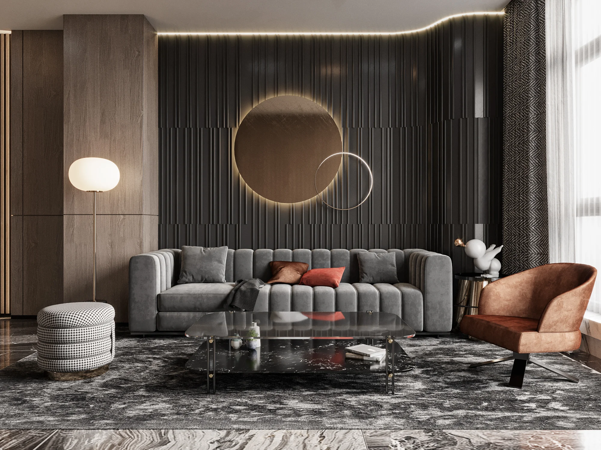 Office Furniture Book Shelf Executive Desk Premium Seat Office Building Desk Vanity Bathroom Suspended Aluminum-Frame Cabinet - Image 6