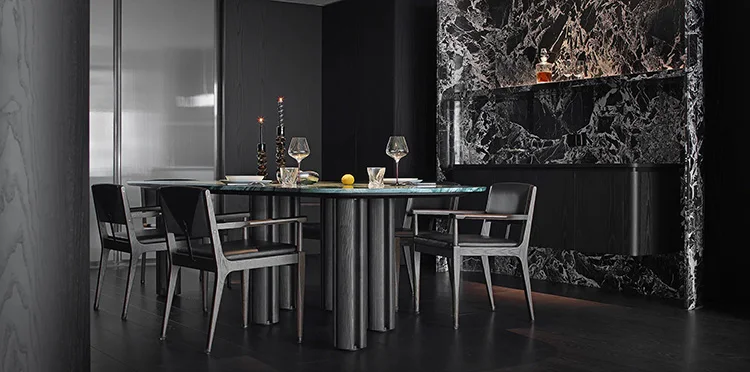 Luxury King Bed Bedroom Furniture Set Solid Wood Double Bed Convertible & Extendable Metal - Image 10