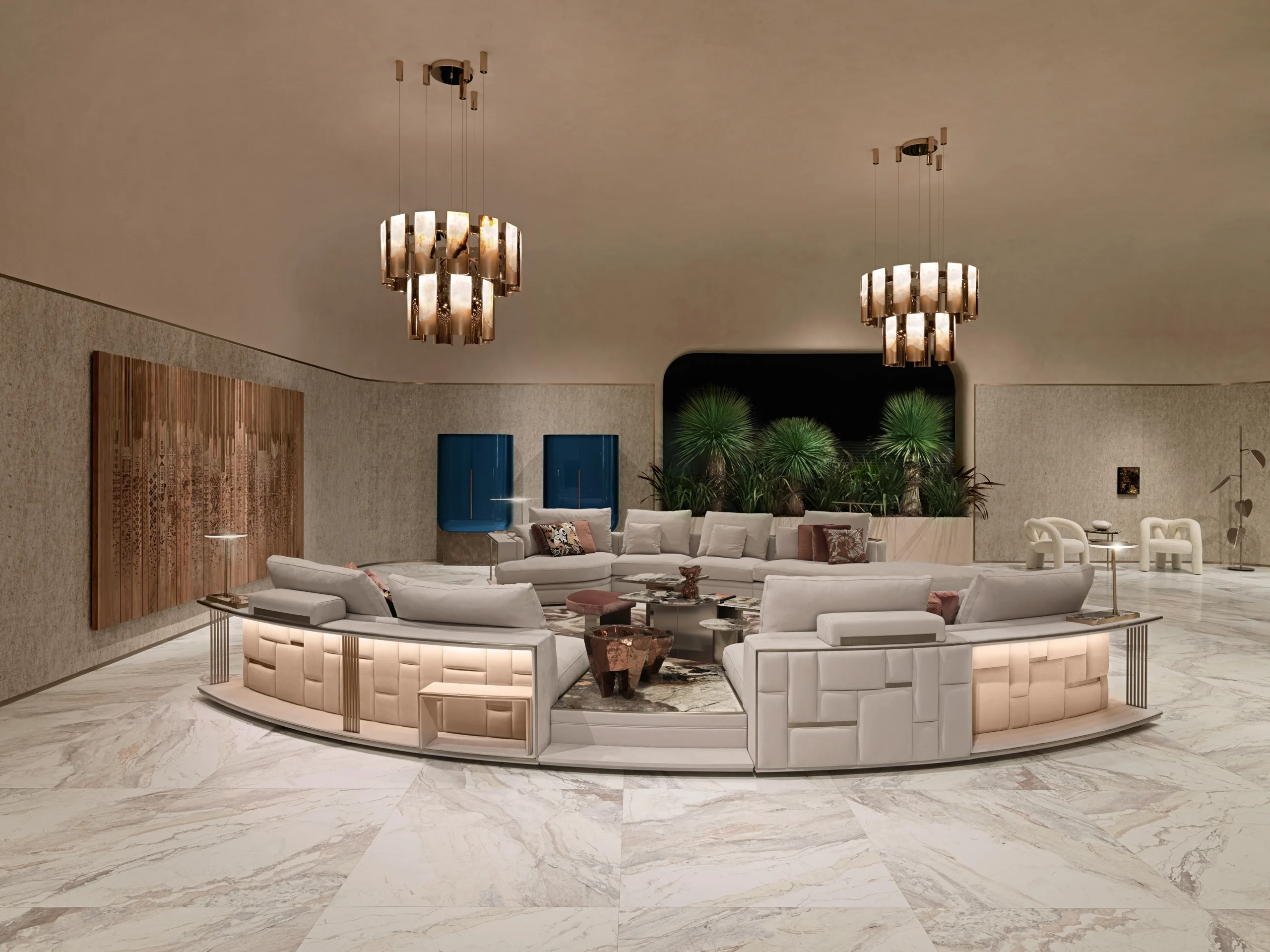 Luxury Contemporary High-End 4m Set Corner Fabric Sofa Velvet Luxury L-Shaped Sectional Sofas for Home Luxury - Image 12