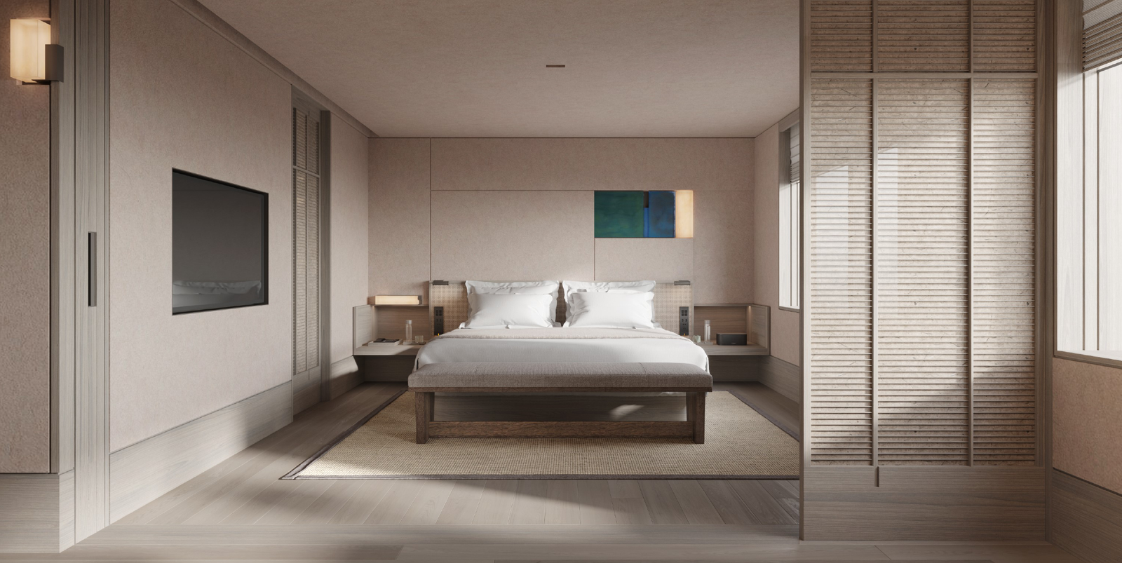 Modern Hotel Suite Furniture Hotel Design Suite King-Size Bed Suite High-End Hotel Suite Furniture Hotel Double Room Twin Room - Image 10