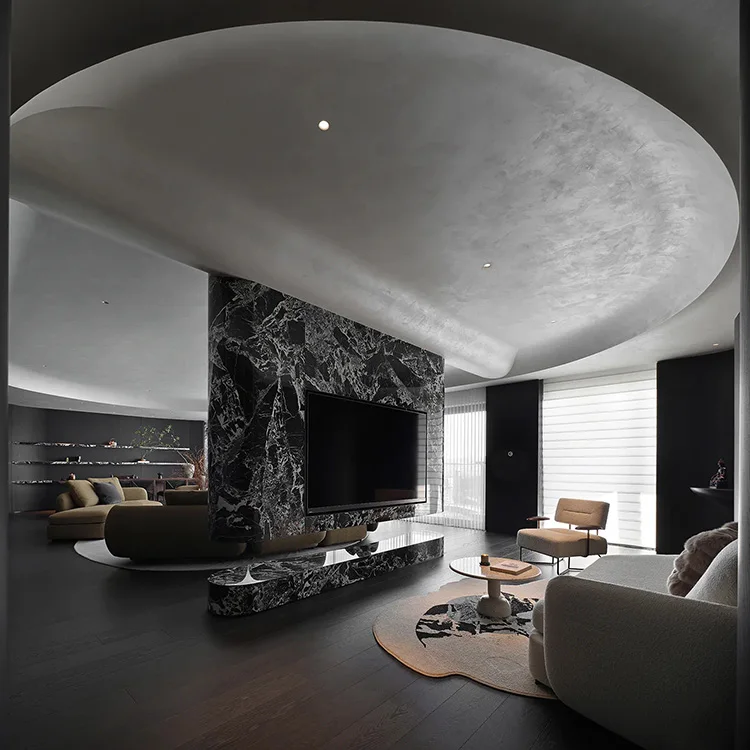 Luxury King Bed Bedroom Furniture Set Solid Wood Double Bed Convertible & Extendable Metal - Image 3