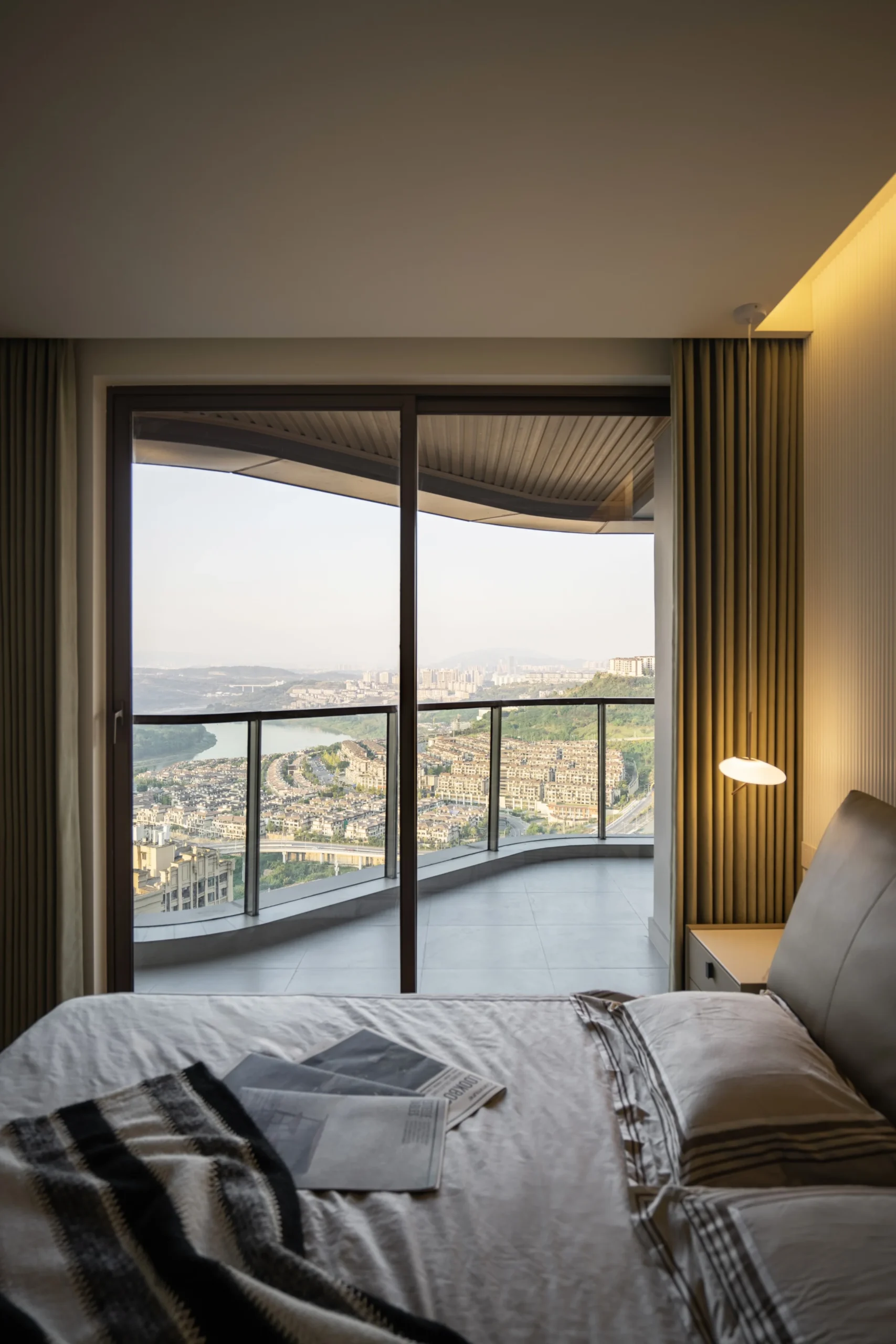 Interior Design Custom Furniture Wooden Cabinet Bookshelf Dining Room - Image 9