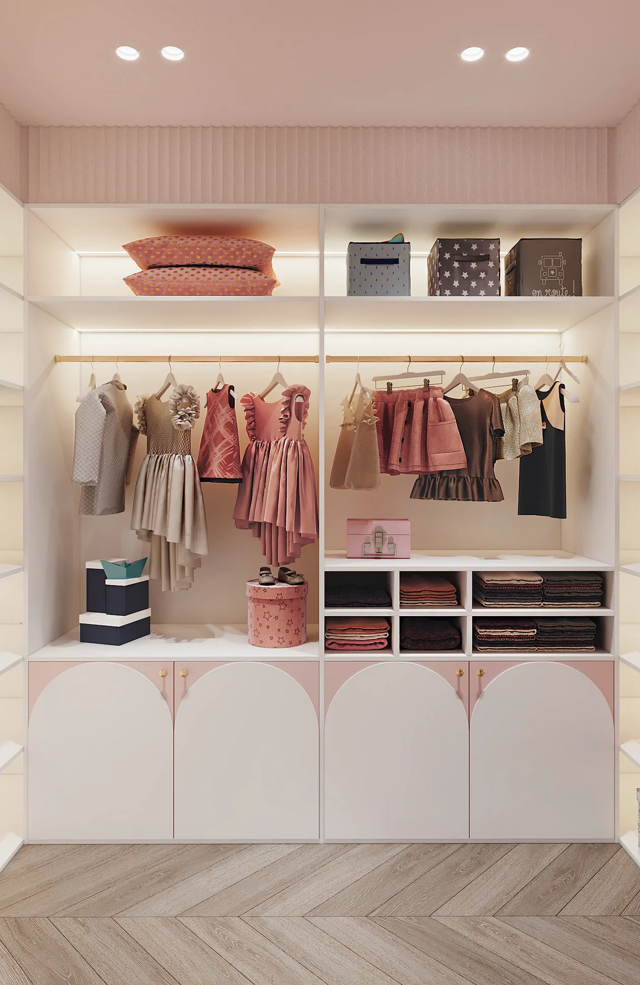 Dressing Room Walk in Closet Cloakroom Wardrobe Kid's Wardrobe Girl's Wardrobe Boy's Wardrobe Princess Wardrobe Princess Closet - Image 4