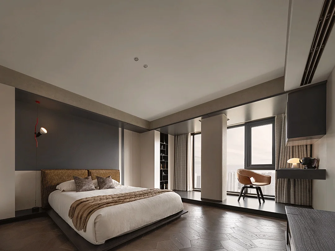 Modern Hotel Suite Furniture Hotel Design Suite King-Size Bed Suite King-Size Bed Suitcase Stand High-End Hotel Suite Furniture - Image 14