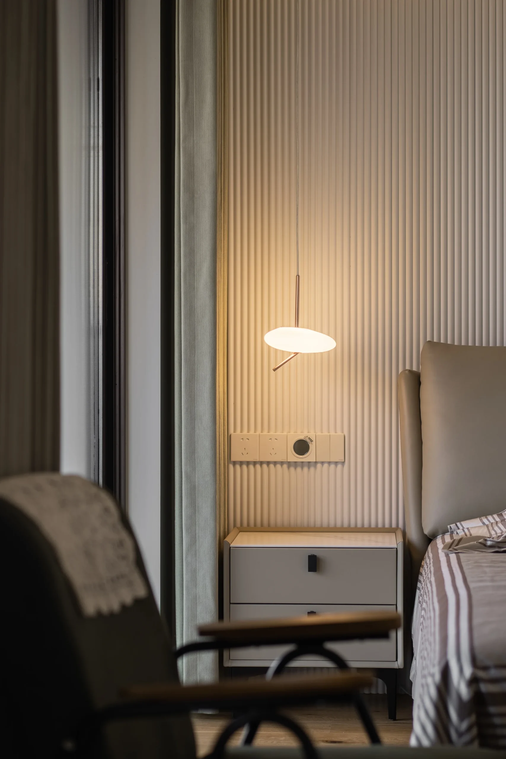 Interior Design Custom Furniture Wooden Cabinet Bookshelf Dining Room - Image 10