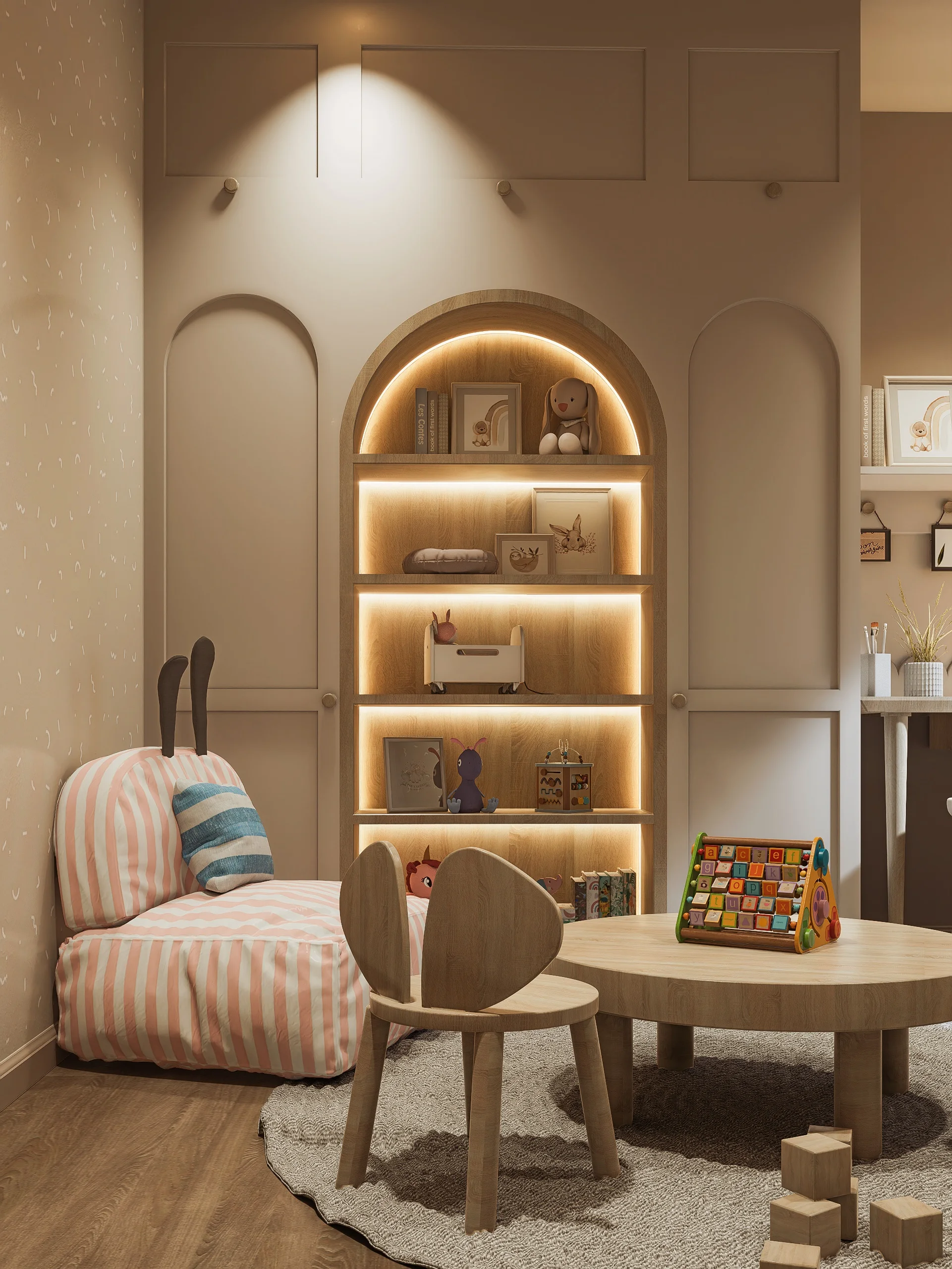 Custom-Made Wooden Modern Kids Room Customization Specially Designed Children Kid's Room Tree House Eco-Friendly Tree House - Image 8
