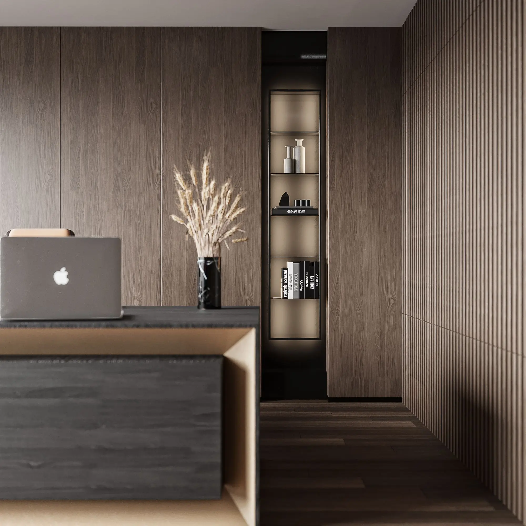 Office Furniture Book Shelf Executive Desk Premium Seat Office Building Desk Vanity Bathroom Suspended Aluminum-Frame Cabinet - Image 11