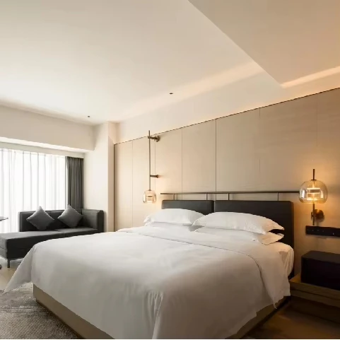Modern Hotel Suite Furniture Hotel Design Suite King-Size Bed Suite King-Size Bed Suitcase Stand High-End Hotel Suite Furniture