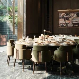 Custom Made Modern Restaurant Furniture Set Soft Interior Design for Coffee Shops Cafes Hotels Villas-One Stop Solution