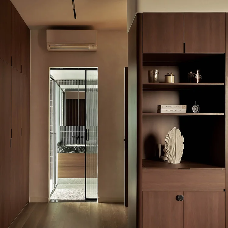 Modern White Bathroom Cabinet Wall Mounted with Bath Mirror and Ceramic Countertop MDF Carcase Material - Image 3