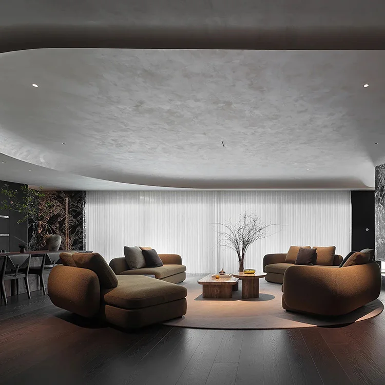 Italian Style Modern Sofa Home Living Room Stainless Steel Velvet Fabric Couch Hotel Luxury Sofa Set Furniture