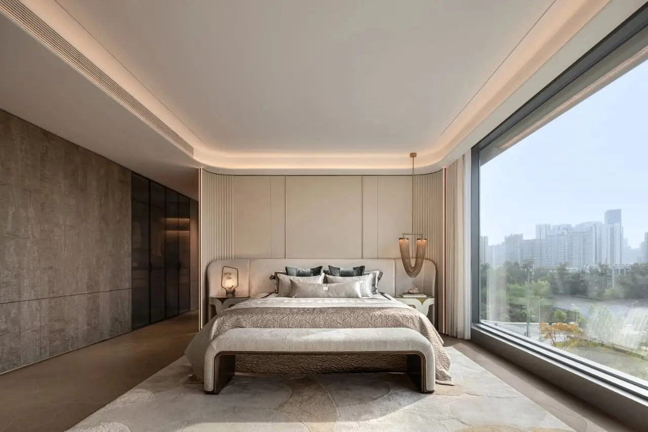 Luxury Apartment Villa Design One Stop Turnkey Solution Interior Design High-End Villa High-End Custom Bed Custom Metal Screen - Image 10