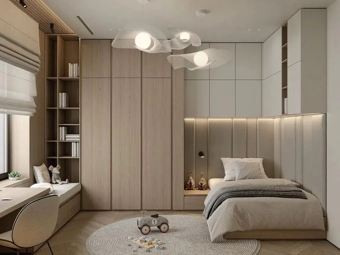 Custom-Made Modern Office Book Cases Study Room Open Bookshelf Open Bookcase Office Desk Household Desk Villa Office Furniture - Image 8