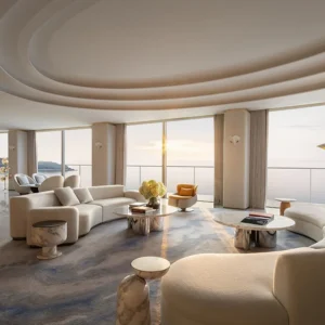 Luxury Modern Minimalist Sofa Set with Fashionable Oval Shape Coffee and Tea Tables for Villa Apartments Home Furniture