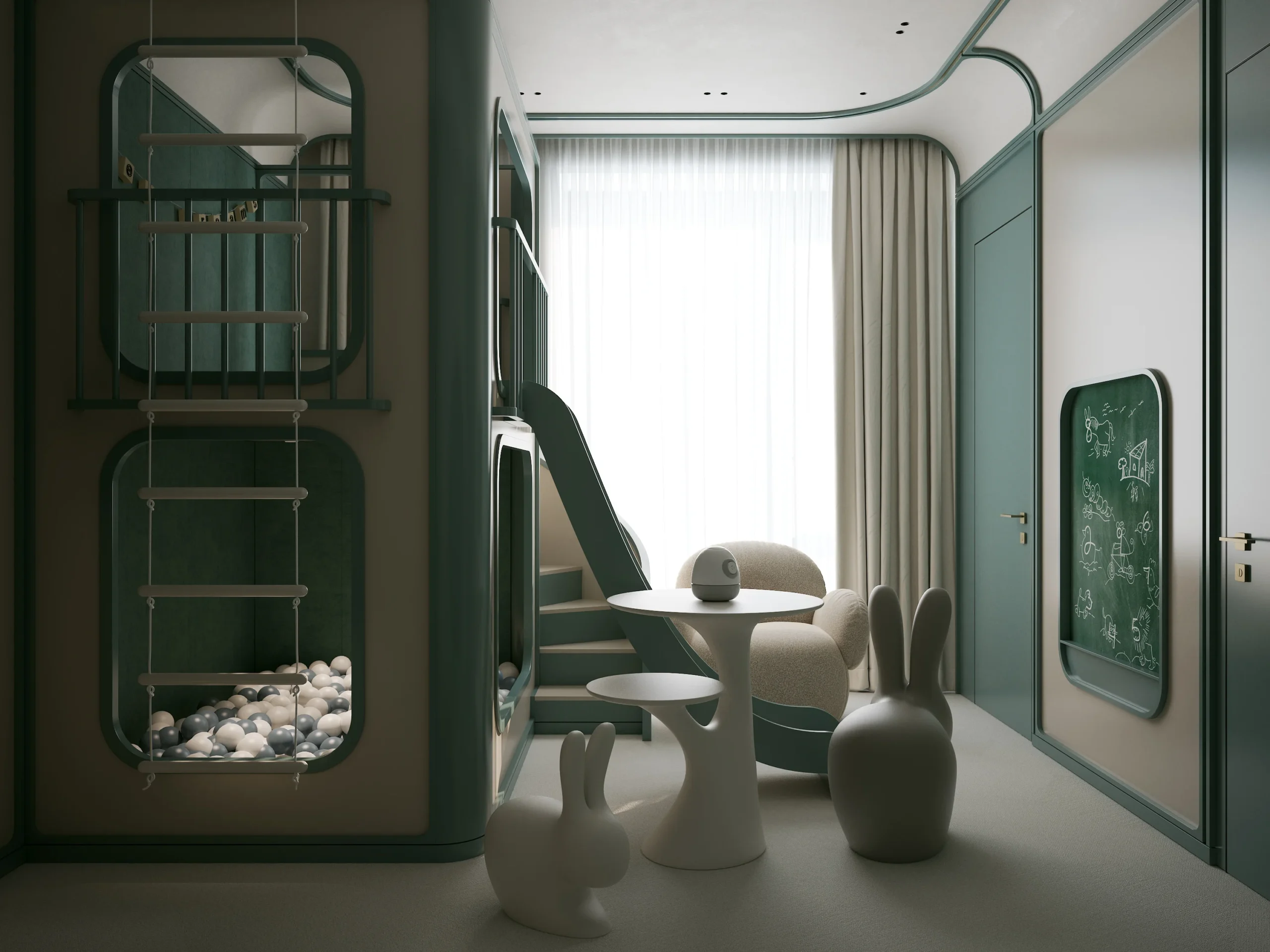 Custom-Made Wooden Modern Kids Room Customization Specially Designed Children Kid's Room Tree House Eco-Friendly Tree House - Image 8