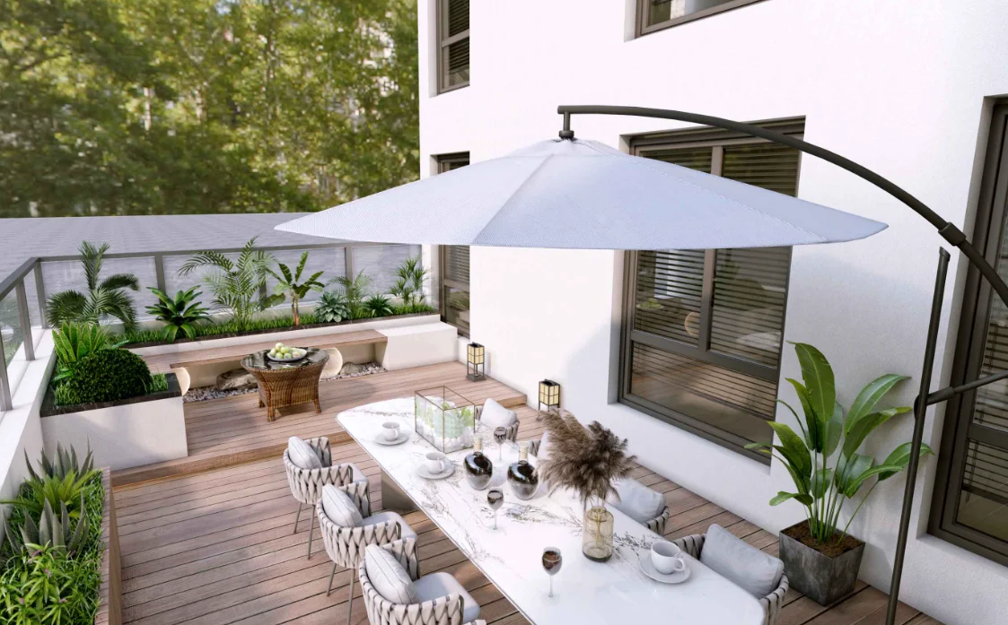 Durable Teak Lounge Rattan Sets Waterproof Luxury Outdoor Furniture for Garden Patio Sunbeds Dining Outdoor Leisure Sofa Set - Image 3