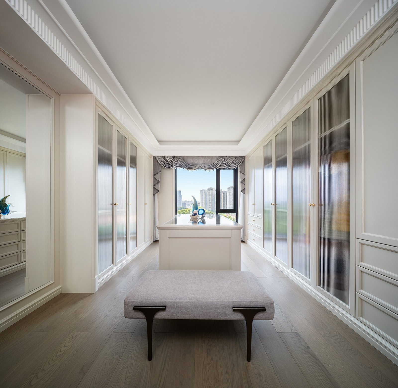 Modern Design Smart Mirror Bathroom Cabinet with MDF Material Framed Bath Mirror for Home or Villa Application - Image 2