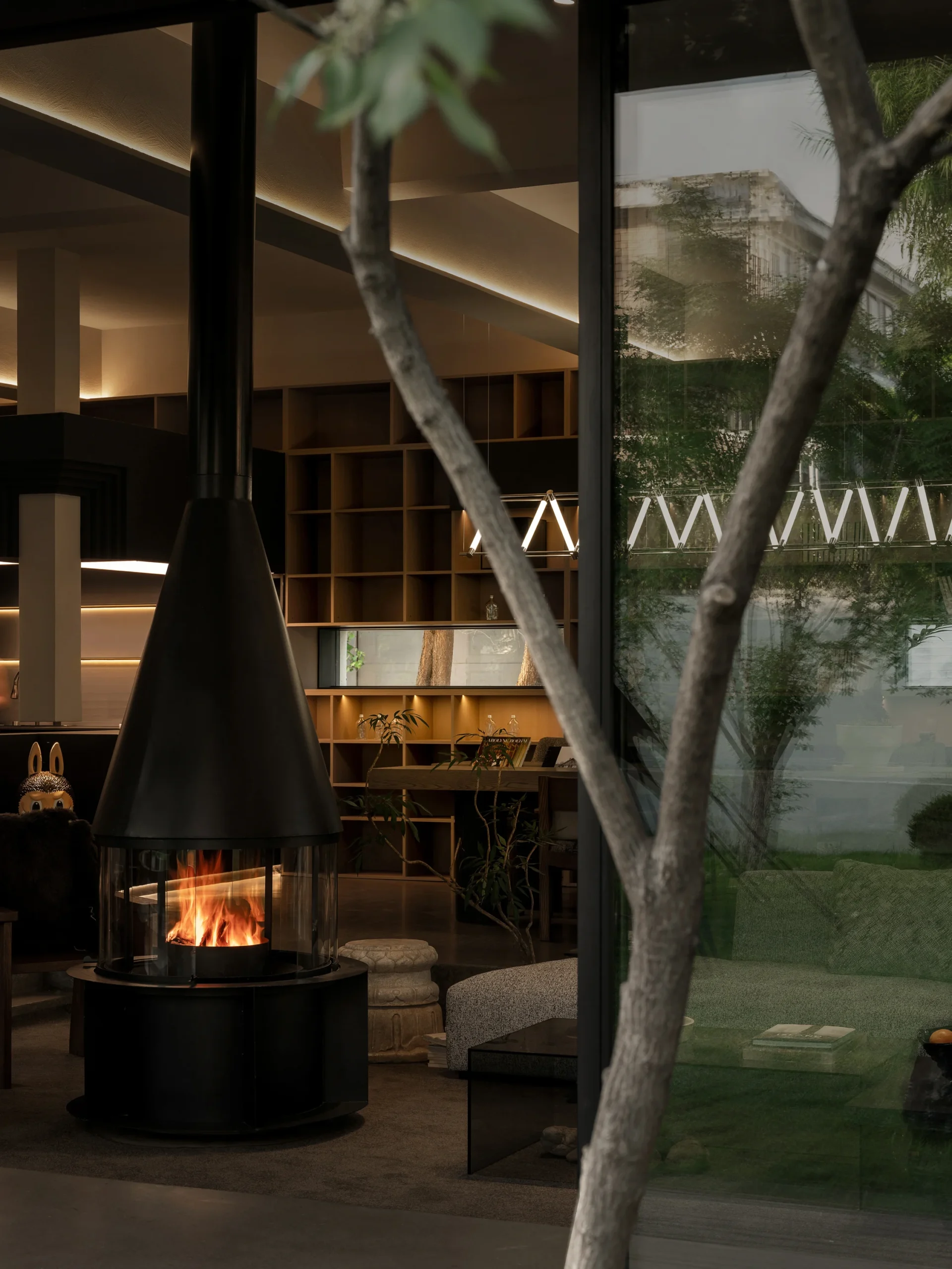 Rural Style Homestay and Hotel Design Featuring Log Wood Minimalism and Warm Color Tones Custom Furniture Countryside Guesthouse - Image 9