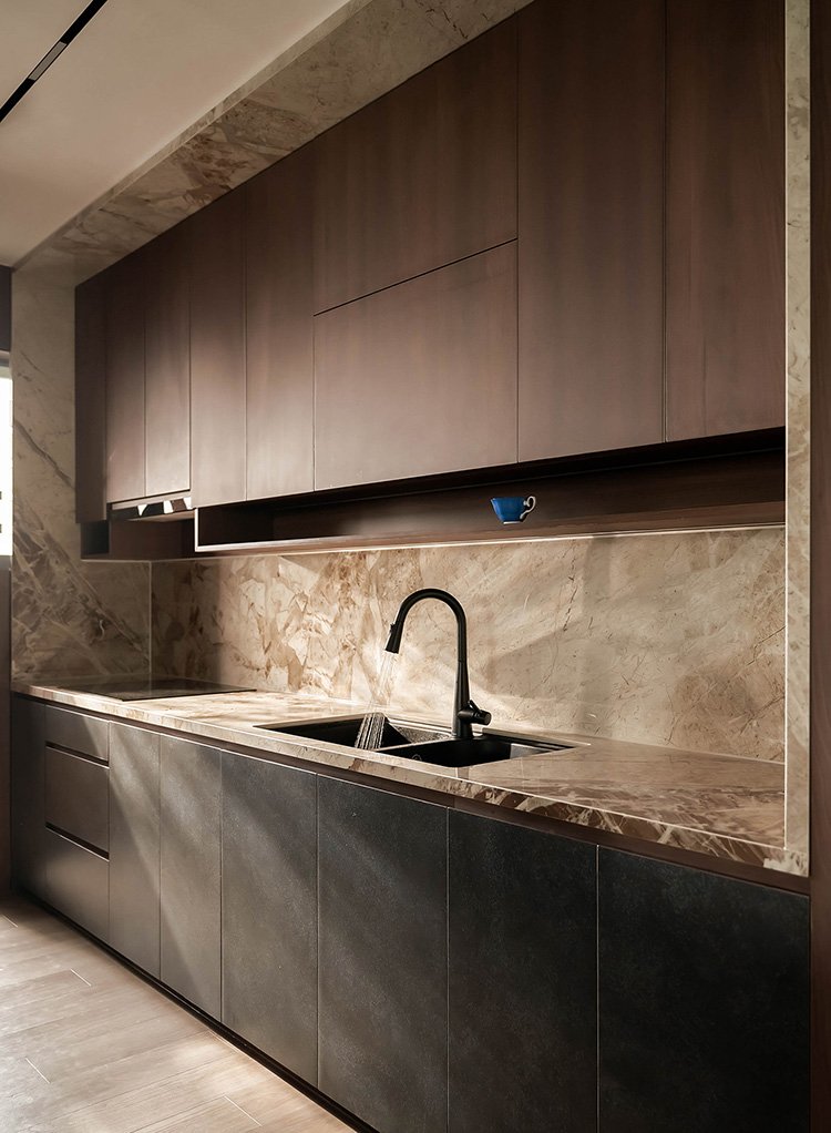 Modern White Bathroom Cabinet Wall Mounted with Bath Mirror and Ceramic Countertop MDF Carcase Material - Image 11