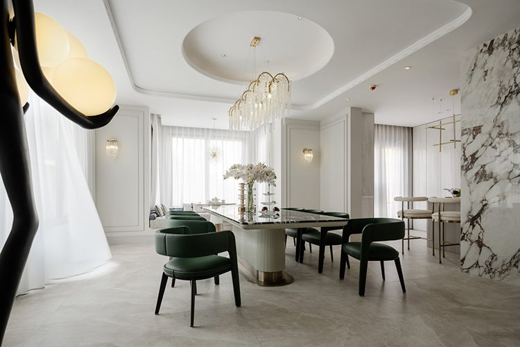 Hotel Vanity High-End Light Luxury Large Wall-Mounted Bathroom Vanity Cabinet with Bath Mirrors Solid Wood Carcase Marble - Image 13