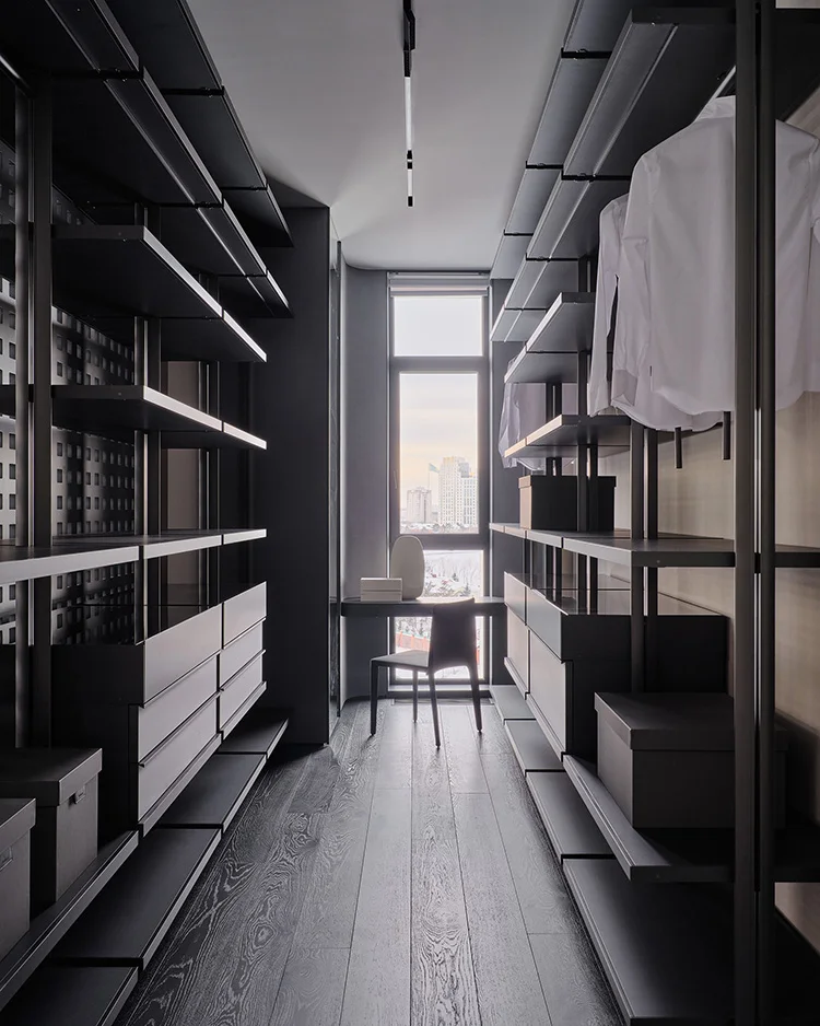 Villa Vanity Modern Design Marble Bathroom Vanity Set Durable Wood Wall Mount Mirror for Hotels Restrooms Apartments Vanity - Image 9