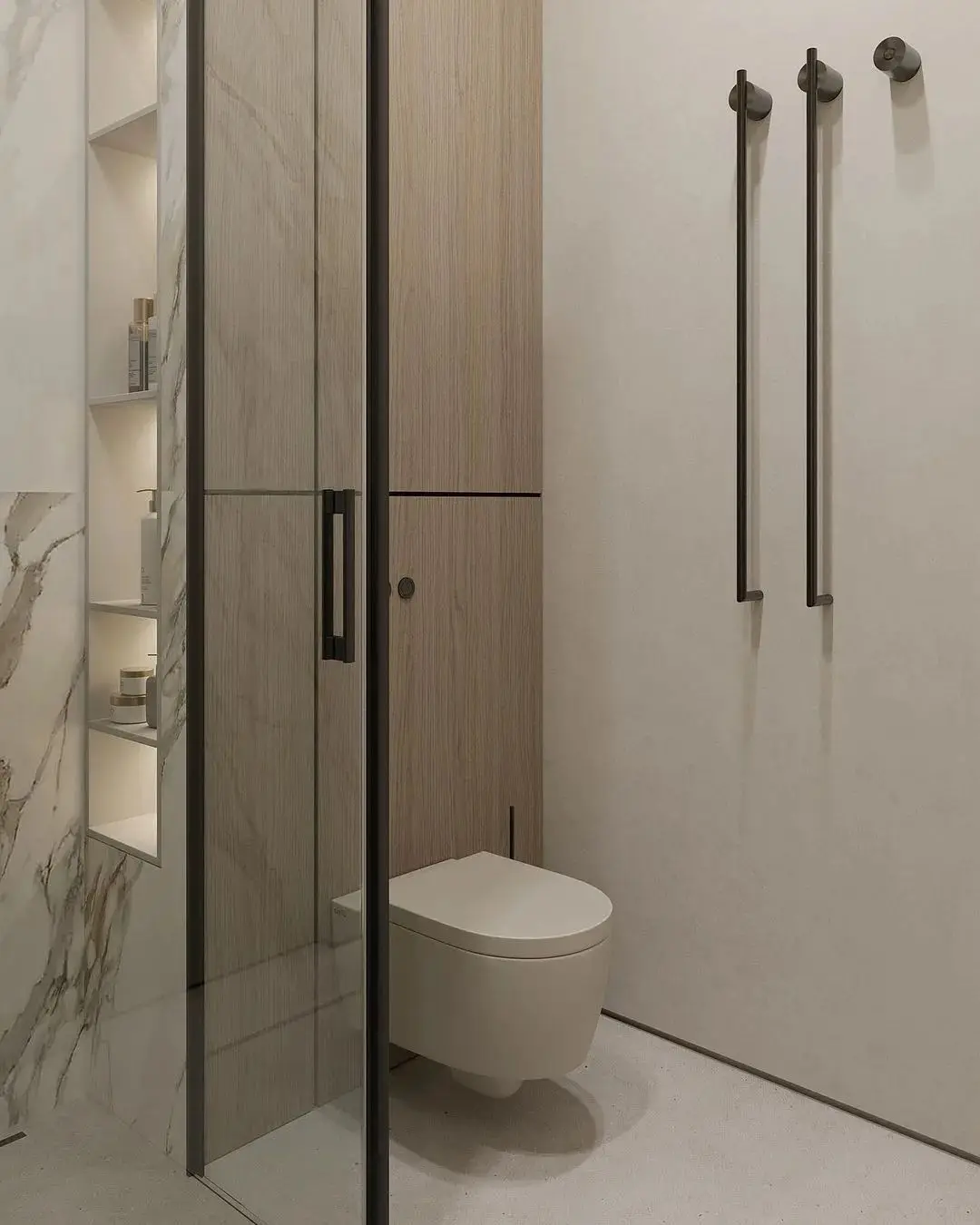 Hotel Vanity Villa Modern Minimalism Style Wall-Mounted Bathroom Vanity Cabinet with Bath Mirrors Villa Solid Wood Double Vanity - Image 15