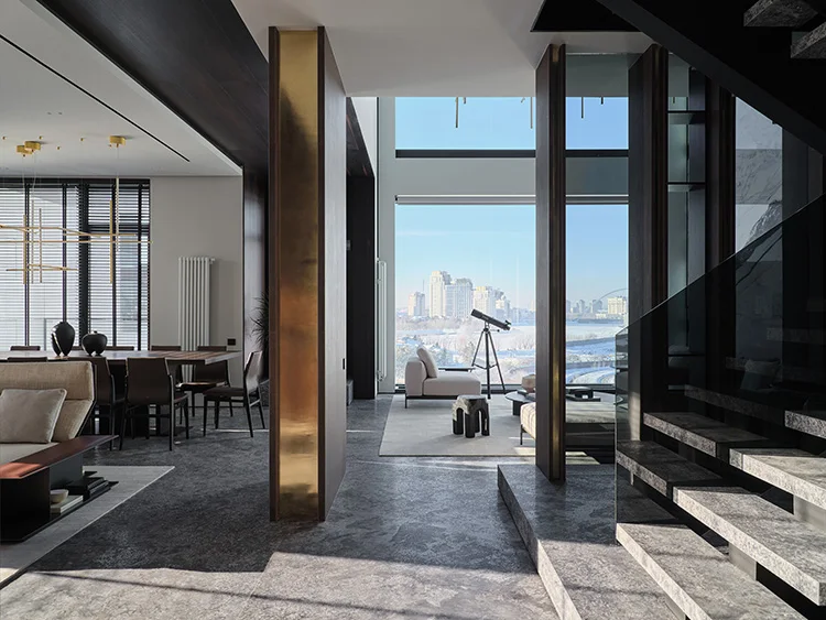 Villa Vanity Modern Design Marble Bathroom Vanity Set Durable Wood Wall Mount Mirror for Hotels Restrooms Apartments Vanity - Image 13