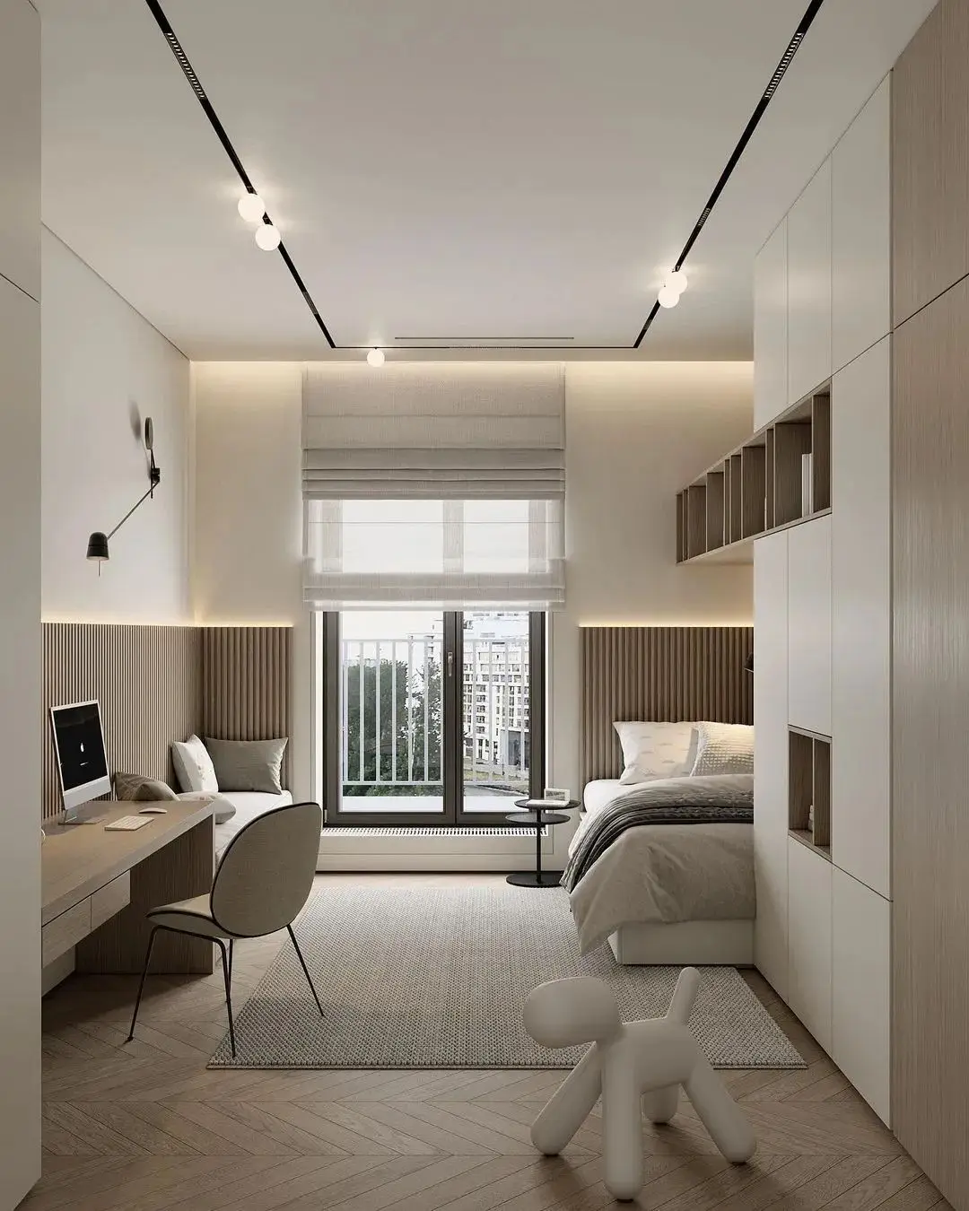 Hotel Vanity Villa Modern Minimalism Style Wall-Mounted Bathroom Vanity Cabinet with Bath Mirrors Villa Solid Wood Double Vanity - Image 12