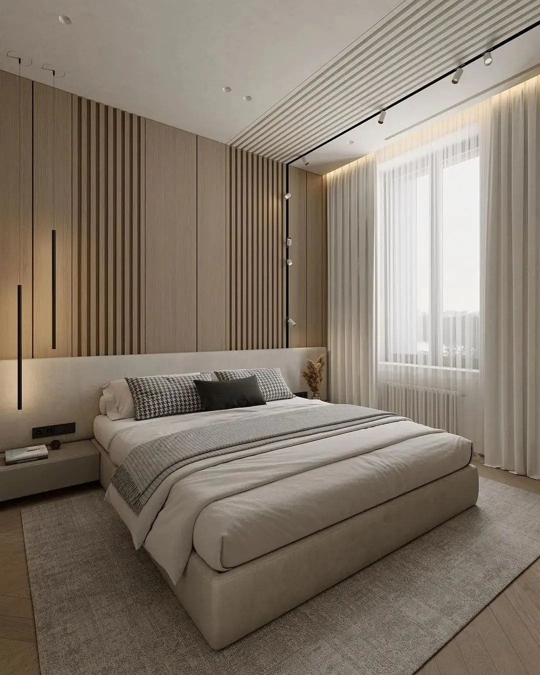 Hotel Vanity Villa Modern Minimalism Style Wall-Mounted Bathroom Vanity Cabinet with Bath Mirrors Villa Solid Wood Double Vanity - Image 7