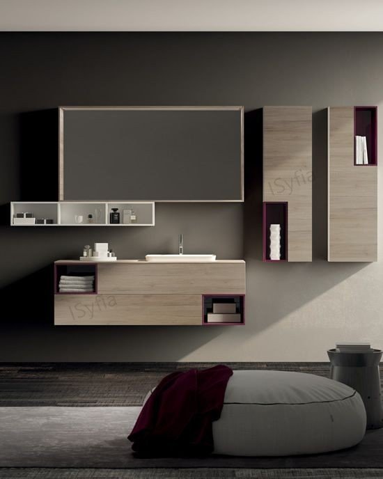 Hotel Vanity Villa High-End Light Luxury Large Wall-Mounted Bathroom Vanity Cabinet with Bath Mirrors Solid Wood Carcase Marble - Image 10