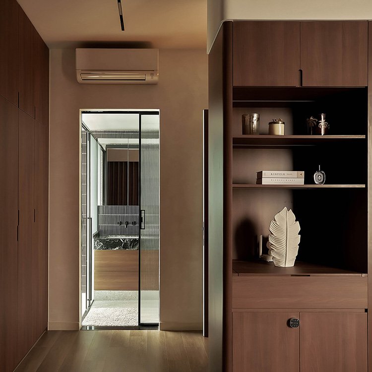 Modern White Bathroom Cabinet Wall Mounted with Bath Mirror and Ceramic Countertop MDF Carcase Material - Image 3